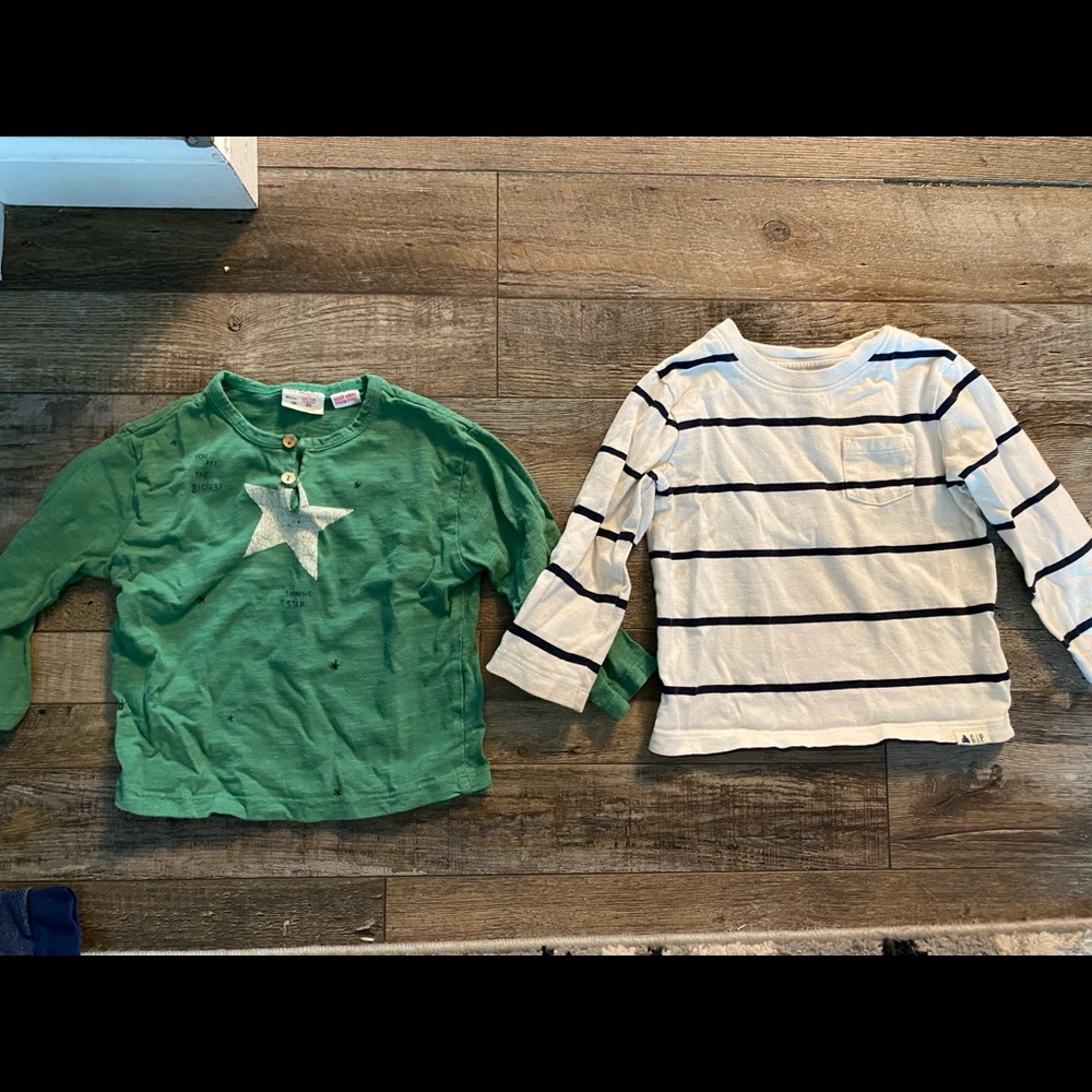Gap and Zara Long Sleeve